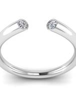 Micreation Brand New Cubic Zirconia Sterling Silver Ring Model No.MSR0032