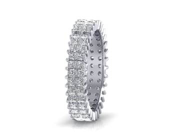 Micreation Brand New Cubic Zirconia Sterling Silver Ring Model No.MSR0035 1