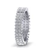 Micreation Brand New Cubic Zirconia Sterling Silver Ring Model No.MSR0035