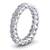 Micreation Brand New Cubic Zirconia Sterling Silver Ring Model No.MSR0036