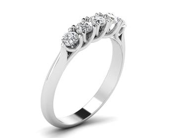 Micreation Brand New Cubic Zirconia Sterling Silver Ring Model No.MSR0039 1