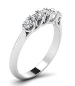 Micreation Brand New Cubic Zirconia Sterling Silver Ring Model No.MSR0039
