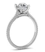 Micreation Brand New Cubic Zirconia Sterling Silver Ring Model No.MSR0042