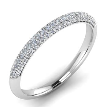 Micreation Brand New Cubic Zirconia Sterling Silver Ring Model No.MSR0044 1