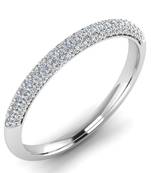 Micreation Brand New Cubic Zirconia Sterling Silver Ring Model No.MSR0044