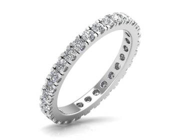 Micreation Brand New Cubic Zirconia Sterling Silver Ring Model No.MSR0048 1