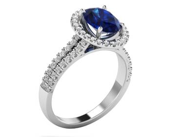 Micreation Brand New Cubic Zirconia Sterling Silver Ring Model No.MSR0050 1