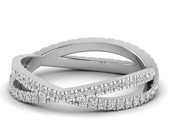 Micreation Brand New Cubic Zirconia Sterling Silver Ring Model No.MSR0051 1