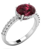 Micreation Brand New Cubic Zirconia Sterling Silver Ring Model No.MSR0058