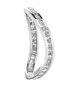 Micreation Brand New Cubic Zirconia Sterling Silver Ring Model No.MSR0062
