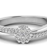 Micreation Brand New Cubic Zirconia Sterling Silver Ring Model No.MSR0064