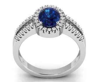 Micreation Brand New Cubic Zirconia Sterling Silver Ring Model No.MSR0066 1