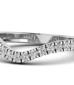 Micreation Brand New Cubic Zirconia Sterling Silver Ring Model No.MSR0074