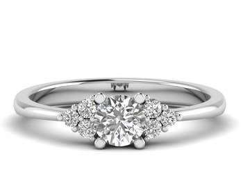 Micreation Brand New Cubic Zirconia Sterling Silver Ring Model No.MSR0081 1