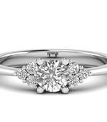 Micreation Brand New Cubic Zirconia Sterling Silver Ring Model No.MSR0081