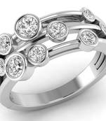 Micreation Brand New Cubic Zirconia Sterling Silver Ring Model No.MSR0082