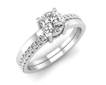 Micreation Brand New Cubic Zirconia Sterling Silver Ring Model No.MSR0085 1