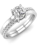 Micreation Brand New Cubic Zirconia Sterling Silver Ring Model No.MSR0085