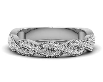 Micreation Brand New Cubic Zirconia Sterling Silver Ring Model No.MSR0086 1