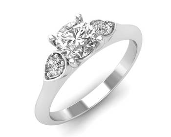 Micreation Brand New Cubic Zirconia Sterling Silver Ring Model No.MSR0087 1