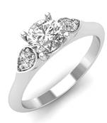 Micreation Brand New Cubic Zirconia Sterling Silver Ring Model No.MSR0087