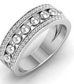 Micreation Brand New Cubic Zirconia Sterling Silver Ring Model No.MSR0098
