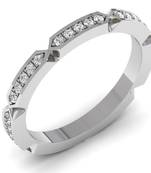 Micreation Brand New Cubic Zirconia Sterling Silver Ring Model No.MSR0099