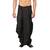 Black art silk dhotis