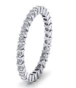 Micreation Brand New Cubic Zirconia Sterling Silver Ring Model No.MSR0112