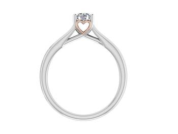 Micreation Brand New Cubic Zirconia Sterling Silver Ring Model No.MSR0120 2