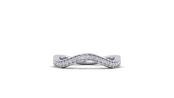 Micreation Brand New Cubic Zirconia Sterling Silver Ring Model No.MSR0121 2