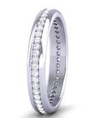 Micreation Brand New Cubic Zirconia Sterling Silver Ring Model No.MSR0122