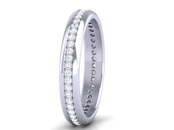 Micreation Brand New Cubic Zirconia Sterling Silver Ring Model No.MSR0122 2