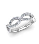 Micreation Brand New Cubic Zirconia Sterling Silver Ring Model No.MSR0123