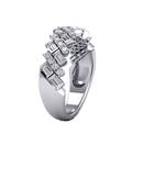 Micreation Brand New Cubic Zirconia Sterling Silver Ring Model No.MSR0127