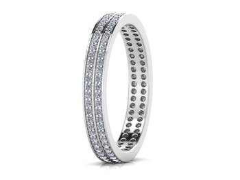 Micreation Brand New Cubic Zirconia Sterling Silver Ring Model No.MSR0128 1
