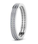 Micreation Brand New Cubic Zirconia Sterling Silver Ring Model No.MSR0128