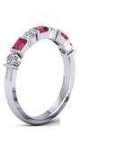 Micreation Brand New Cubic Zirconia Sterling Silver Ring Model No.MSR0133