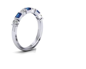 Micreation Brand New Cubic Zirconia Sterling Silver Ring Model No.MSR0135 1
