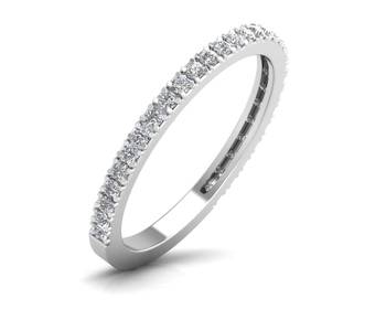 Micreation Brand New Cubic Zirconia Sterling Silver Ring Model No.MSR0136 2