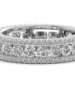 Micreation Brand New Cubic Zirconia Sterling Silver Ring Model No.MSR0141