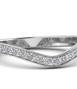 Micreation Brand New Cubic Zirconia Sterling Silver Ring Model No.MSR0144