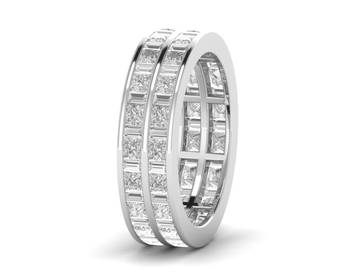Micreation Brand New Cubic Zirconia Sterling Silver Ring Model No.MSR0146 2