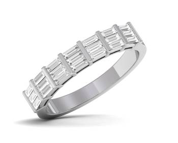 Micreation Brand New Cubic Zirconia Sterling Silver Ring Model No.MSR0148 1