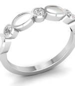 Micreation Brand New Cubic Zirconia Sterling Silver Ring Model No.MSR0157