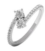 Micreation Brand New Cubic Zirconia Sterling Silver Ring Model No.MSR0162
