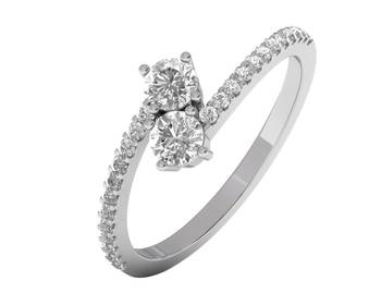 Micreation Brand New Cubic Zirconia Sterling Silver Ring Model No.MSR0162 2