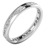 Micreation Brand New Cubic Zirconia Sterling Silver Ring Model No.MSR0163