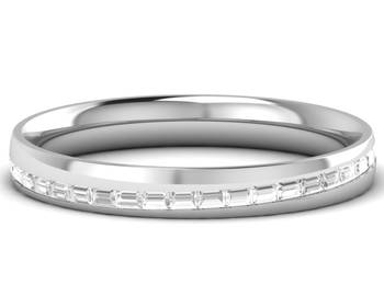 Micreation Brand New Cubic Zirconia Sterling Silver Ring Model No.MSR0165 2