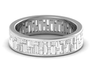 Micreation Brand New Cubic Zirconia Sterling Silver Ring Model No.MSR0168 1
